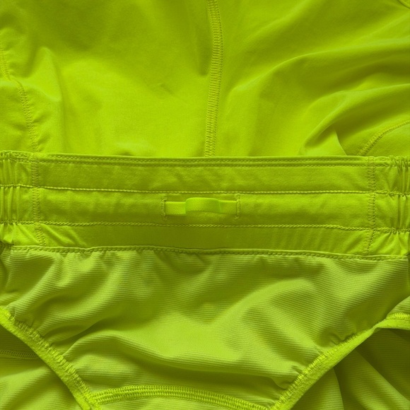 lululemon Hotty Hot High-Rise Lined Zip Pocket Neon Running Shorts - 6 ( S ) - Picture 4 of 15